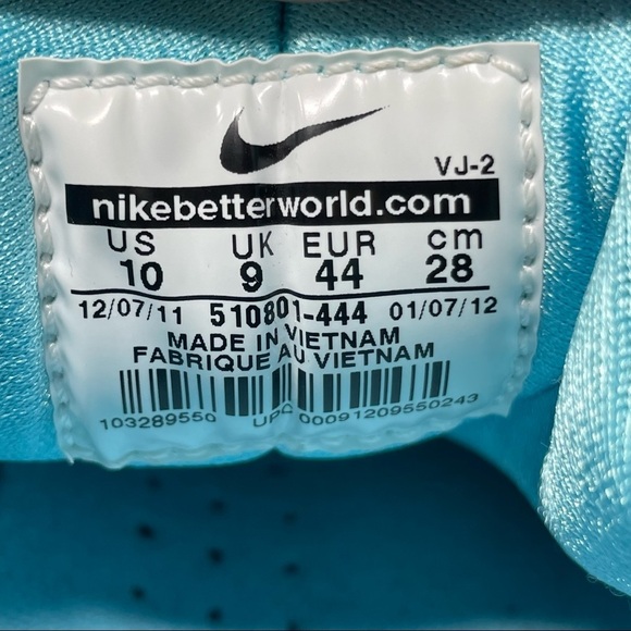 Nike Huarache Free Run Midnight Navy Sneakers Size 10 510801 444 | - Picture 11 of 13